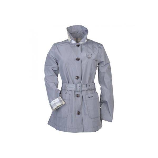 Barbour Women's Oak Reversible Trench Pewter/Summer Dress