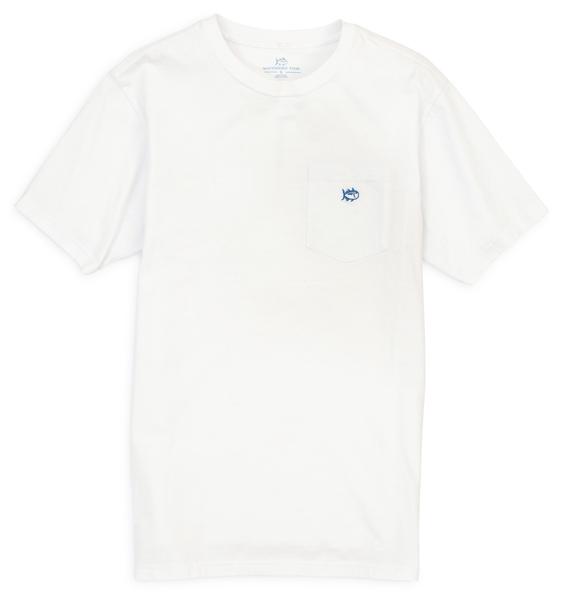 Southern Tide Outlined Embroidered Pocket Tee