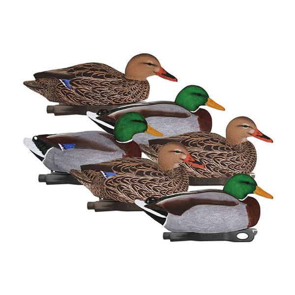 Pro Series Floating Standard Mallard Decoys - 6 Pack