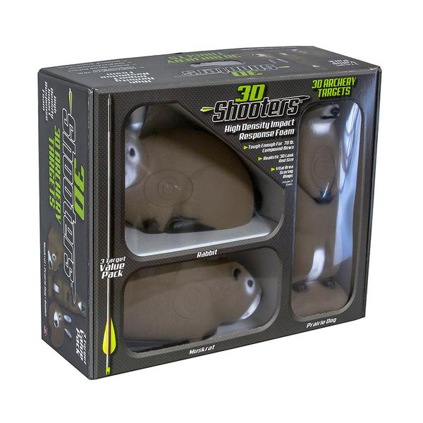 Field Logic Little Shooters 3-Pack 3D Archery Targets