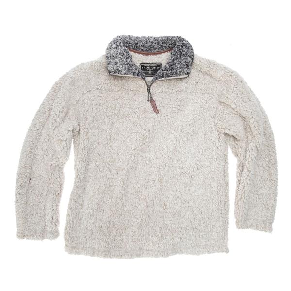 True Grit Youth Frosty Tipped Pullover - Putty