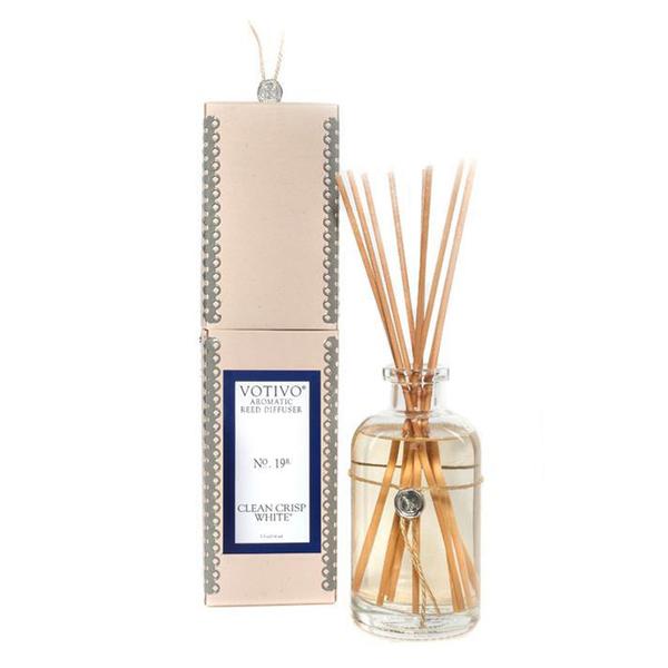 Aromatic Reed Diffuser - Clean Crisp White