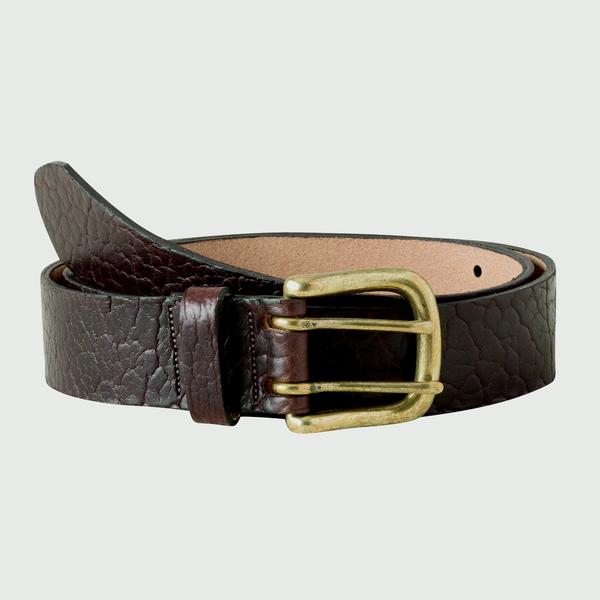 Mountain Khakis Vintage Brass Bison Belt - Brown