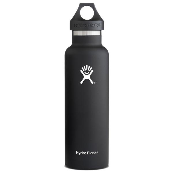 Hydro Flask Insulated Water Bottle w/ Standard Mouth 21oz - Black