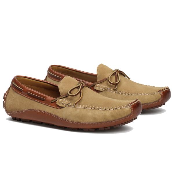 Drake Slip On - Camel Suede