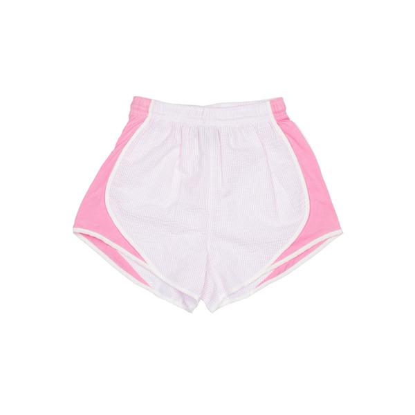 Lauren James Seersucker Shorties - Pink