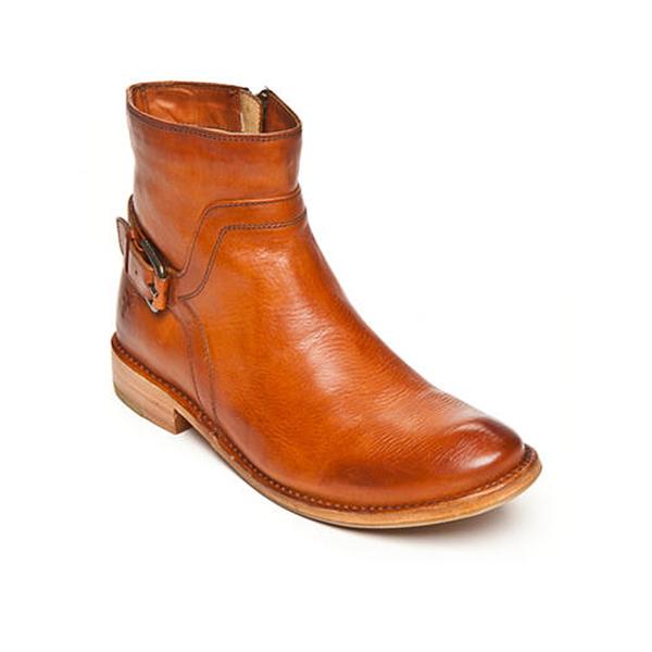 Frye Shirley Shield Short Boot - Cognac