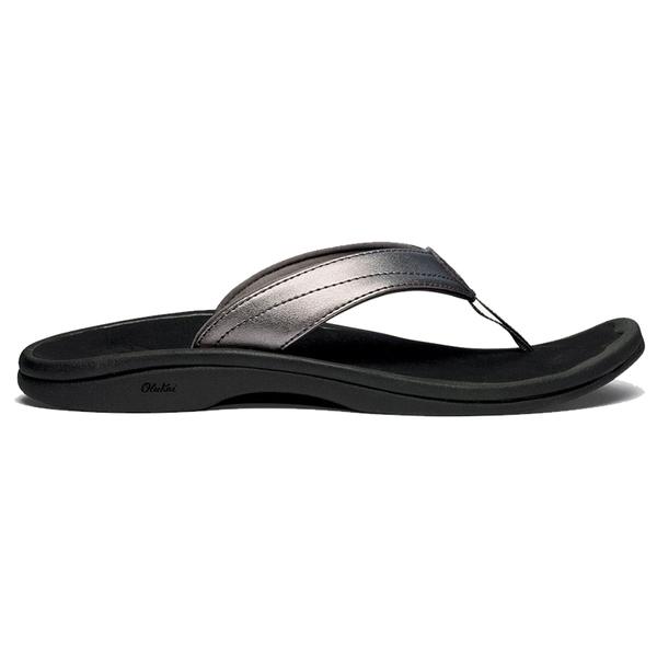 Olukai Women's 'Ohana Sandal - Pewter/Black