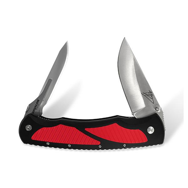 Titan Double Blade Hunting Knife - Red/Black