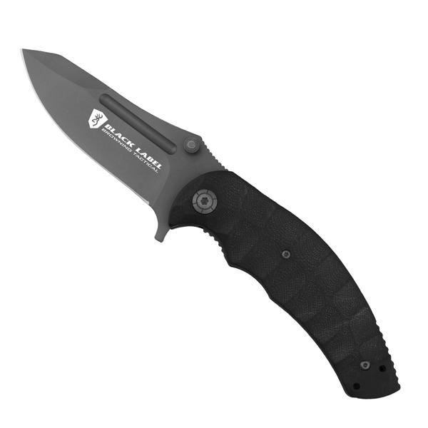 Black Label No Boundaries Folding Knife - Black