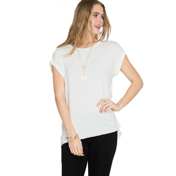 She+Sky Short High-Low Top