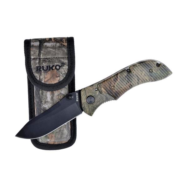 Camo Folding Knife 3-1/2