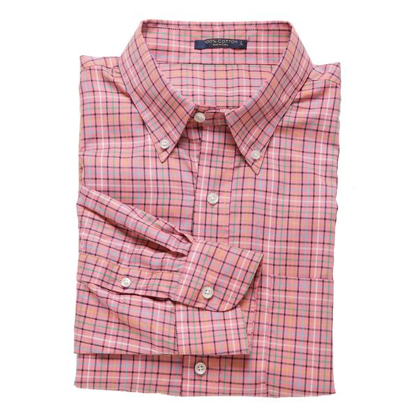 Button Down - Salmon