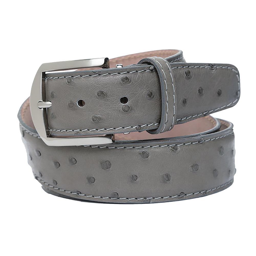 Ostrich Belt- Grey