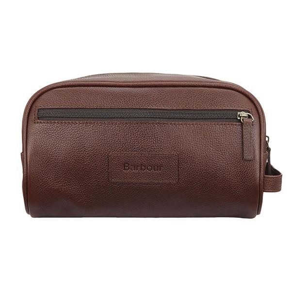 LEATHER WASHBAG