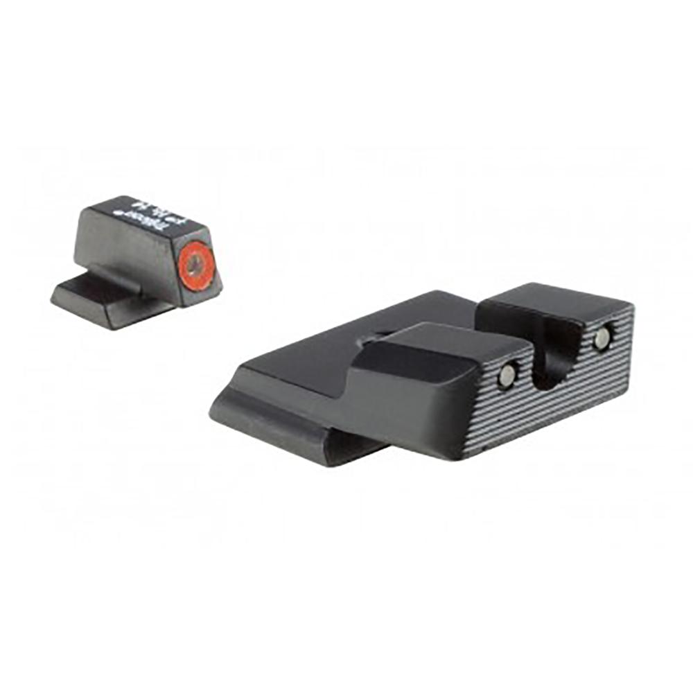 S & W Hd Night Sight Set- Orange Front Outline
