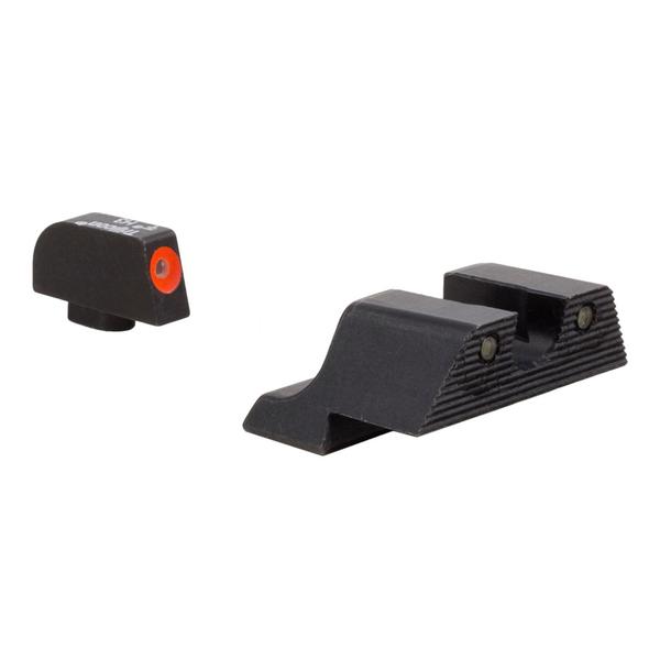 Springfield XD and XD(M) HD Night Sight Set- Orange Front Outline