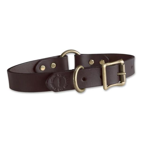 Bridle leather dog collar