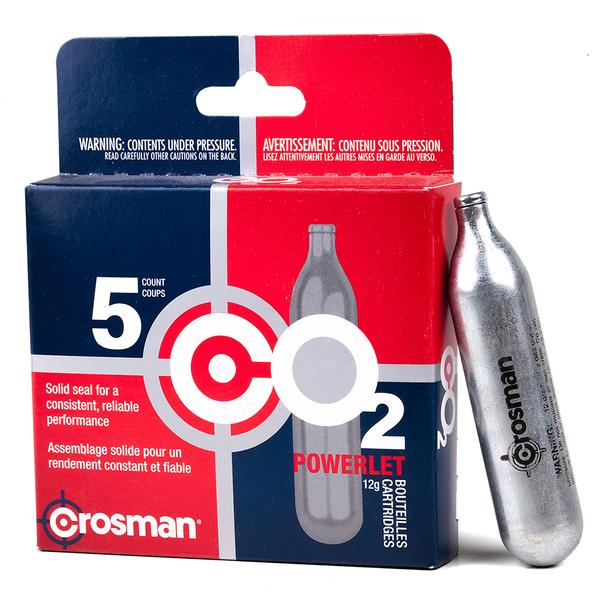 Crossman CO2 Powerlet Cartridges - 5 Count