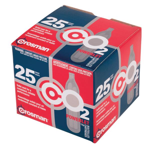COPPERHEAD CO2 Cartridges 25-COUNT BOX