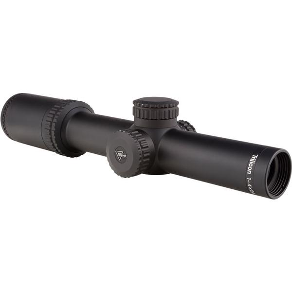AccuPower 1-4x24 Riflescope .233/55gr BDC Segmented-circle-Dot Crosshair w/Green LED, 30mm