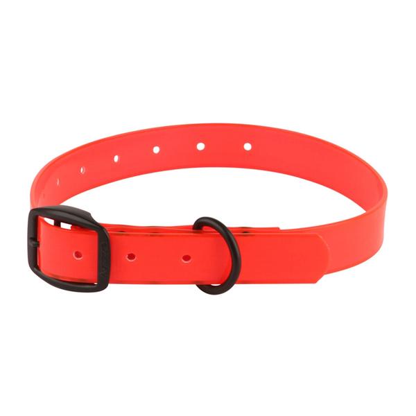 Cut-to-Fit Coated Dog Collar - Blaze Orange