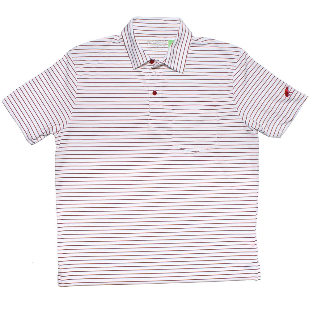 Collegiate Pocket Stripe Polo