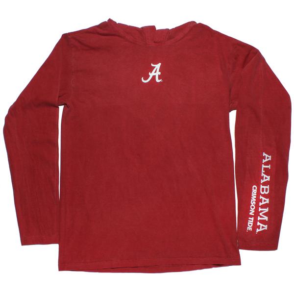 ARM PRINT HOODED L/S TEE