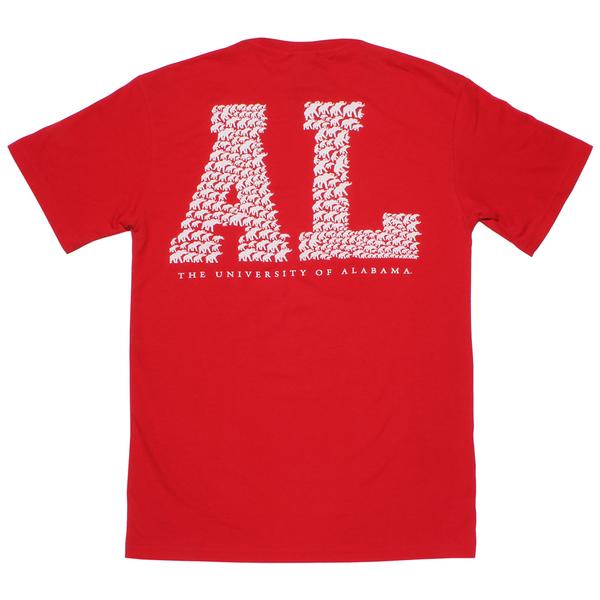 BLOCK LETTER Short Sleeve Pocket T-Shirt