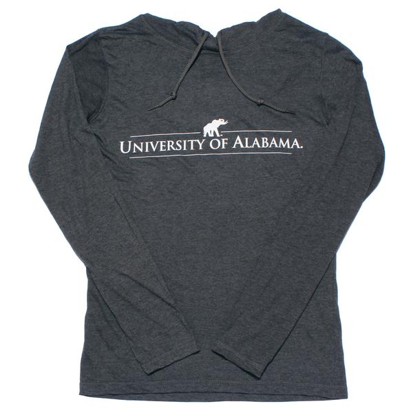 UNIVERSITY PRINT HOODED Long Sleeve
