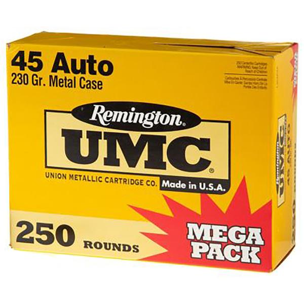230GR .45ACP AMMO 250 Round Mega Pack