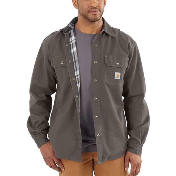 MEN'S WEATHERED CANVAS SHIRT JACKET