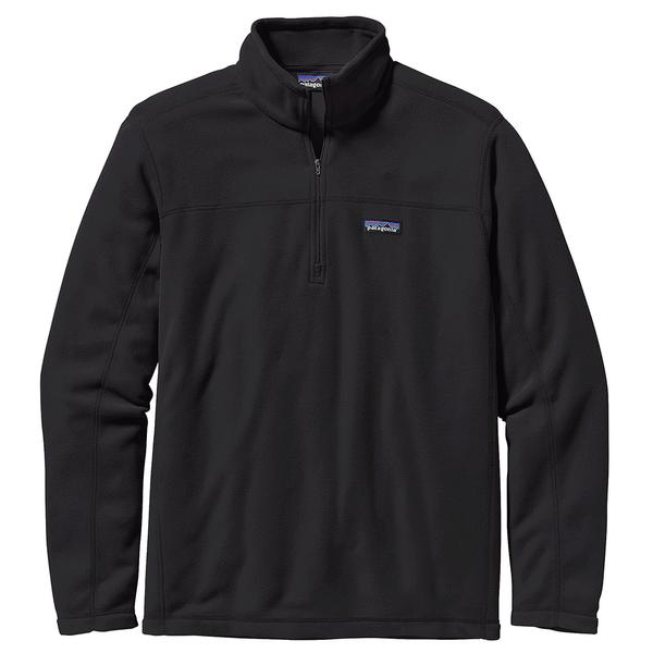 MEN'S MICRO D Fleece PULLOVER BLK