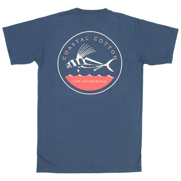ISLAND POCKET TEES S/S ROOSTER FISH