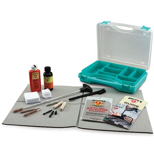 23-PIECE PISTOL CLEANING KIT W/LIQUIDS
