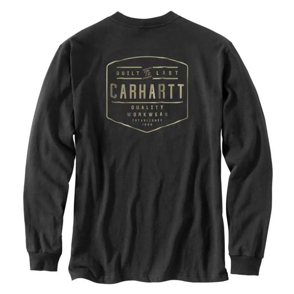MEN`S WORKWEAR GRAPHIC L/S POCKET TEE