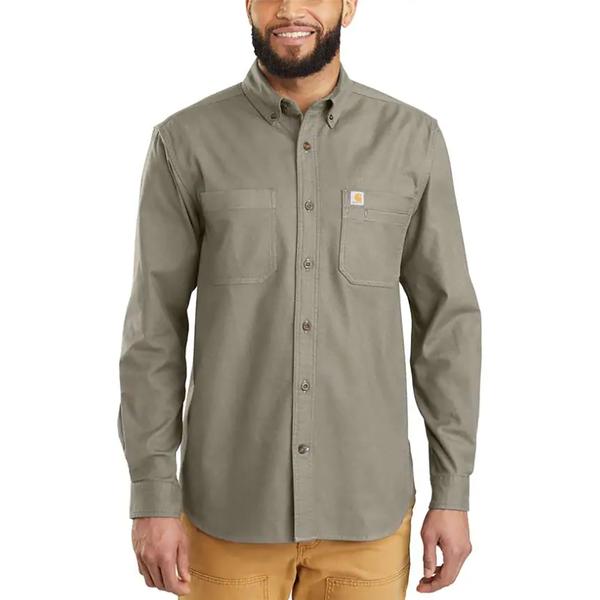 Men's RUGGED FLEX HAMILTON SOLID L/S SHIRT