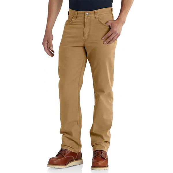 MEN`S RUGGED FLEX RIGBY FIVE POCKET PANT 918/HICKORY