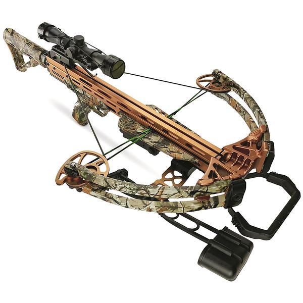 Crossbows.
