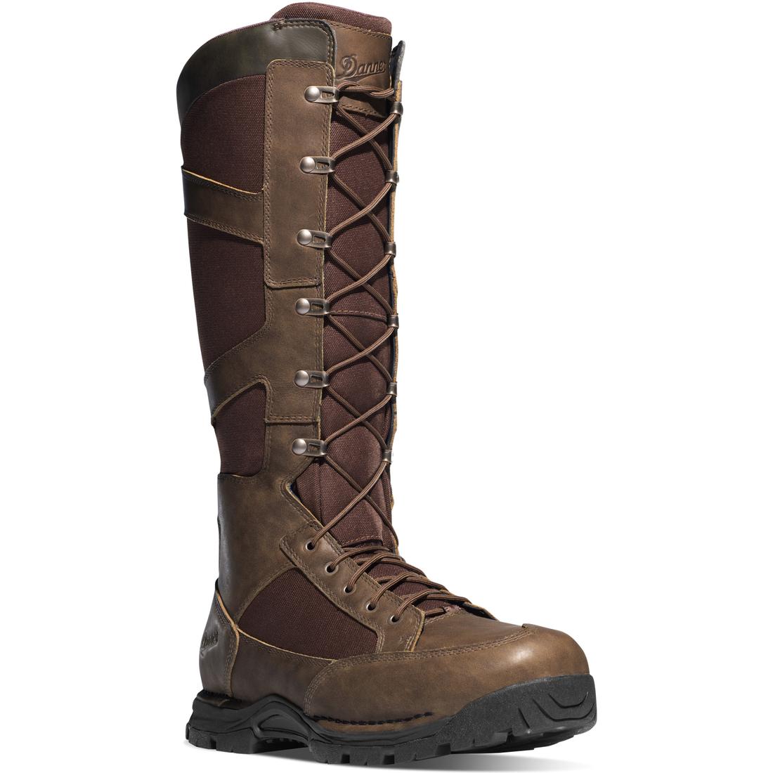 Pronghorn Side Zip Snake Boot Brown
