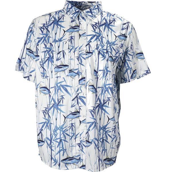 MEN'S CAPTAINS LOUNGE SS BUTTON DOWN SHIRT