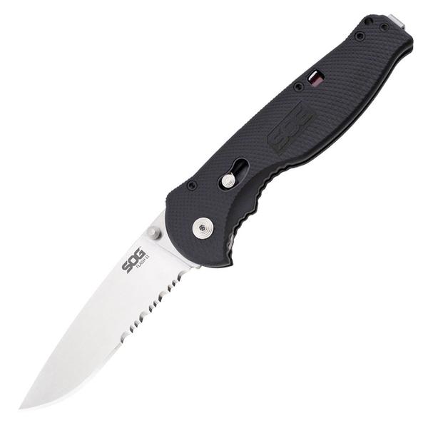FLASH II PARTIALLY SERRATED SATIN