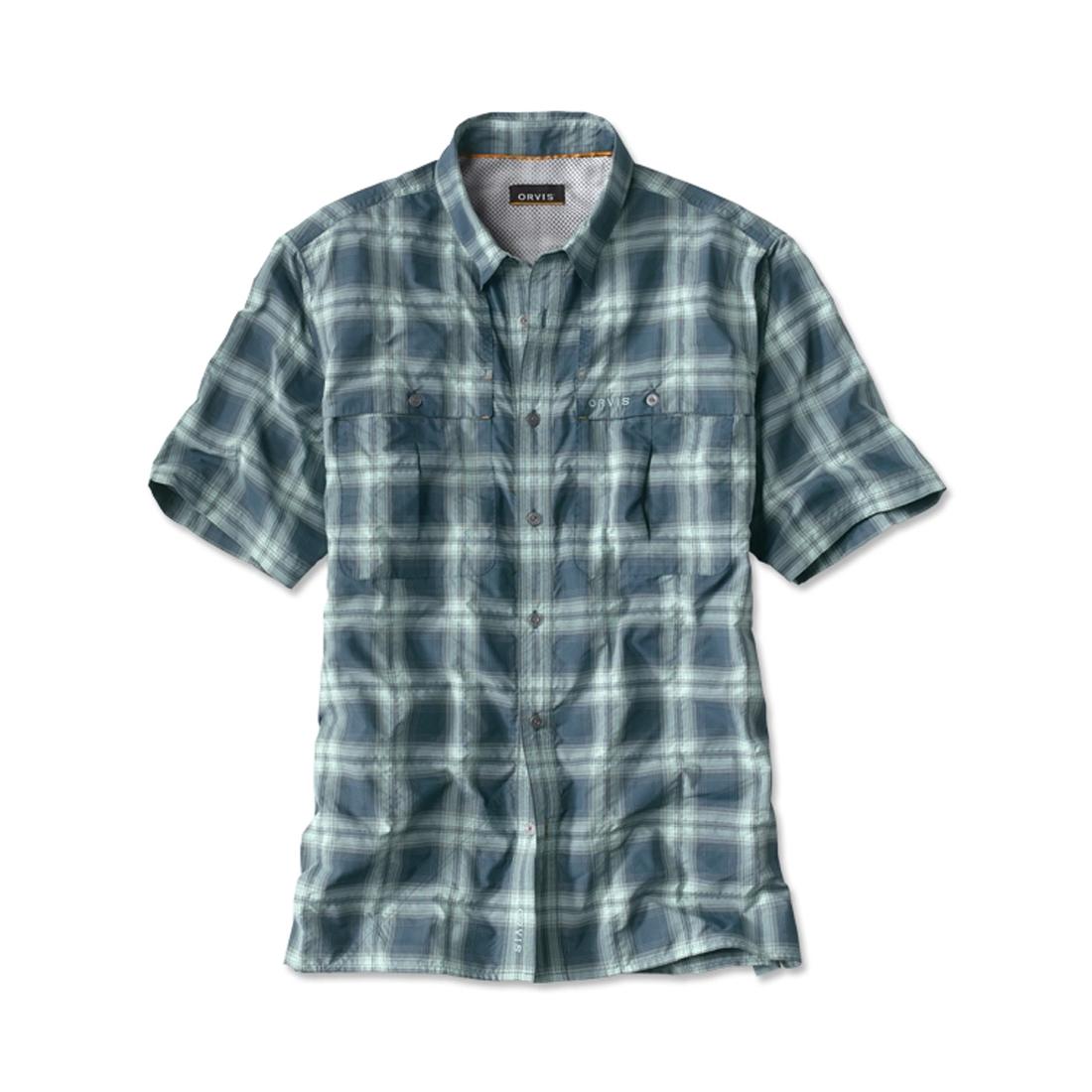 Open Air Plaid Short- Sleeved Casting Shirt