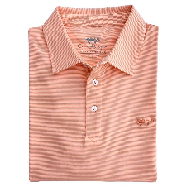 PERFORMANCE MINI STRIPE POLO