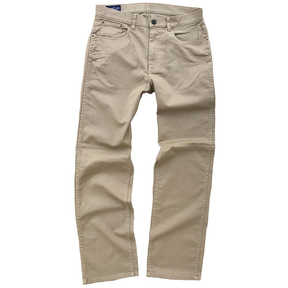 Coastal Cotton Clothing MEN`S FIVE POCKET STRETCH TWILL PANT