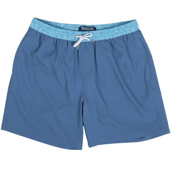 SWIM SHORTS - Blue Hawaiian