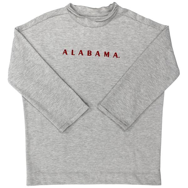 FUZZY WUZZY LONG SLEEVE BLOCK EMBROIDERY