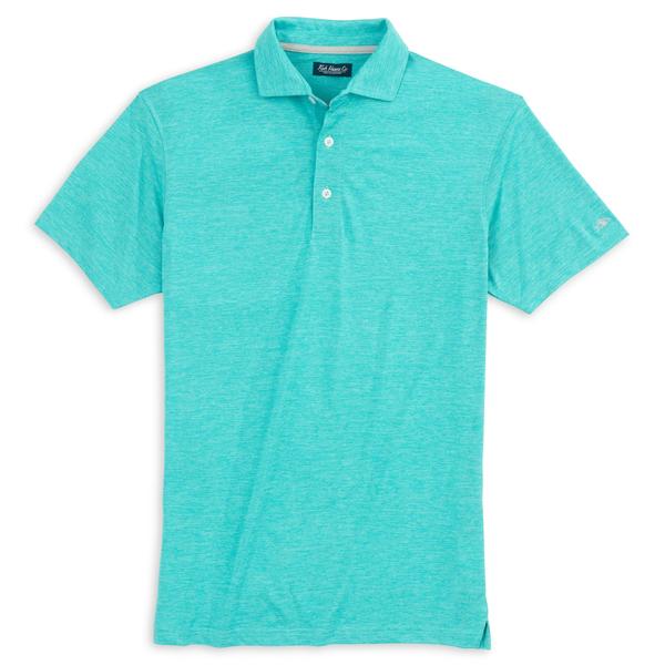 BODEN STREAK HEATHER PERFORMANCE POLO