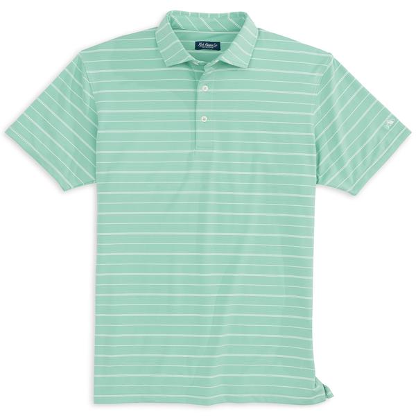 FINLO STRIPE PERFORMANCE POLO