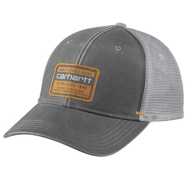 MEN'S CANVAS MESH BACK QUALITY GRAPHIC CAP